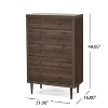 NicBex Wide Drawer Dresser,Mid-Century Style Dressers,Chest of Drawers for Bedroom,Living Room,Study,Office,Entryway - 4 of 4