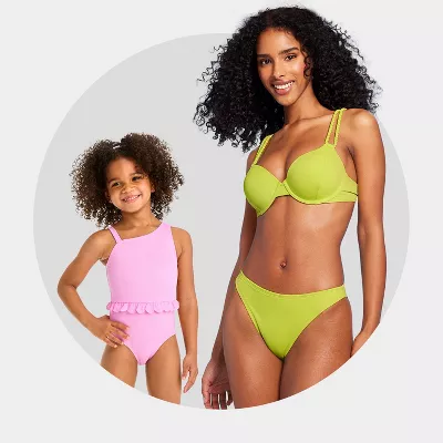 Swimsuits For All Women's Plus Size Confidante Bra Sized Underwire Bikini  Top - 44 F, Vibrant Palm Pink : Target
