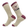 Crazy Dog T-Shirts Men's Father Of The Year Socks Funny Cool Fathers Day Award Gift Footwear - 2 of 4