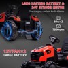 24V 3 in 1 Kids Ride on Tractor, Excavator & Bulldozer, Electric Vehicle w/Trailer, Shovel Bucket, Digger - 3 of 4
