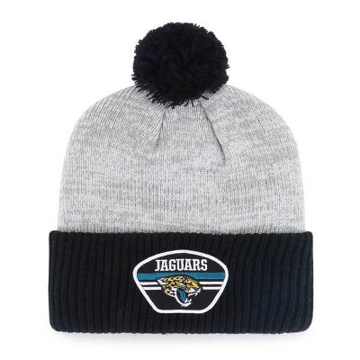 NFL Jacksonville Jaguars Men's Badge Knit Beanie - Gray