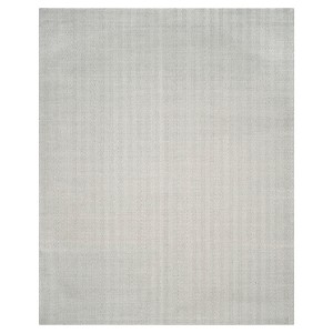Light Blue Solid Woven Area Rug - (8