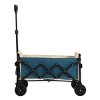 Lightweight Portable Folding Steel Wagon Carts With Wheels,Outdoor Utility Wagon For Camping Shopping Sports Fishing -The Pop Home - 3 of 4
