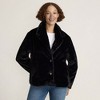 Lands' End Women's Faux Fur Jacket - 2 of 4