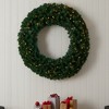 Nearly Natural 48-in Large Artificial Christmas Wreath with 714 Bendable Branches and 200 Warm White LED Lights - 3 of 3