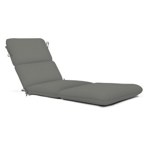 Casual Cushion Solid Sunbrella Fabric 1-Piece Outdoor Chaise Cushion, 22.5"W x 74"L - 1 of 4