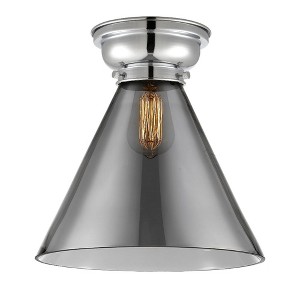 Cone - 1 Light Flush Mount In Industrial Style-11.4 Inches Tall and 12 Inches Wide - 1 of 1