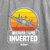 Women's - Top Gun - Because I Was Inverted Graphic Racerback Tank - 2 of 4