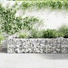 Aghana Digitals Galvanized Steel Gabion Planter - 70.9"x35.4"x19.7" Weatherproof Mesh Border for - 3 of 4