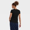 Women's Short Sleeve Slim Fit Ribbed T-Shirt - A New Day™ - image 2 of 3