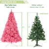 Karl Home 6ft Pink PVC Christmas Tree - 2 of 4
