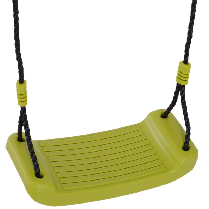 Outsunny Metal Swing Set for Backyard for Ages 3-8, 5 of 9