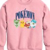 Boys' - Pokémon - Pikachu And Friends Collegiate Graphic Long Sleeve Fleece Sweatshirt - 2 of 4