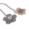 Unique Bargains Cute Flower Curtain Tie Cotton Linen 2 Pcs - 3 of 4