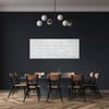 Gallery 57 19"x45" Leaves Print on Planked Wood Wall Sign Panel Gray: Modern Botanical Art, Horizontal Orientation - 3 of 4