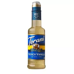 Torani Sugar Free French Vanilla - 12.7 fl oz