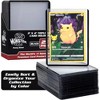 Monster Clear Hard Plastic Card Protector Top Loaders for 3"X4" Cards, 25 Count (Black Border) - Compatible w MTG, Magic Gathering, Yugioh, Sports - 2 of 4