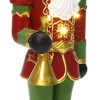 LuxenHome Lighted Nutcracker Bugling Soldier, Battery Operated Christmas Holiday Decoration - 3 of 4