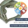 Nat & Jules Small Sleeping Dragon Moss Finish 10 inch Resin Garden Sculpture - 3 of 4