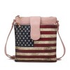MKF Collection Josephine Vegan Leather Women’s FLAG Crossbody Bag by Mia K - 2 of 4
