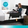 Stander 30 inch Safety Bed Rail and Padded Pouch, Adult Swing-down Guard Rail, Black - 2 of 4