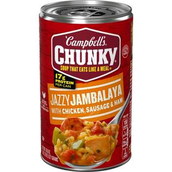 Campbell's Chunky Jazzy Jambalaya with Chicken, Sausage & Ham Soup - 18.6oz
