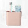 Unique Bargains Wall Mount Toothbrush Holder 4.65"x2.48"x4.25" 1 Pc - 4 of 4
