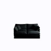 GDFStudio Yule Modern 76.7" Chenille Upholstered Loveseat with Pillows - 2 of 4
