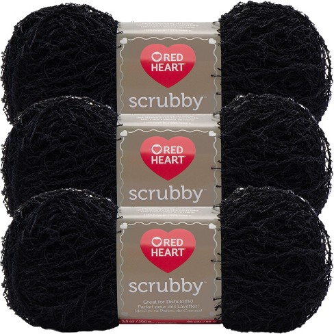 Red Heart Scrubby Royal Yarn - 3 Pack Of 100g/3.5oz - Polyester - 4 Medium  (worsted) - 92 Yards - Knitting/crochet : Target