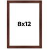 PosterPalooza | Photo Size Classic Modern Brown Frame - UV Acrylic, Foam Board Backing, Hanging Hardware - 2 of 4