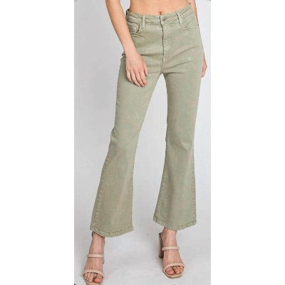 Women's Bambino Crop Baby Flare Jean - L.T.J
