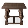 Maven Lane Leon Traditional Wooden Dining Table in Antiqued Brown Finish - 3 of 4