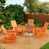 WestinTrends  Modern Adirondack Outdoor Rocking Chair (Set of 4) - 2 of 4
