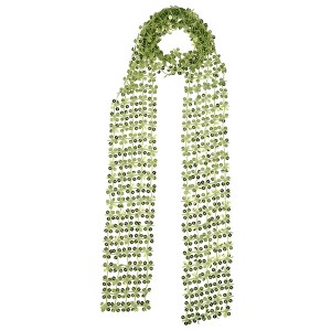 Unique Bargains Sequined Cut-Out Scarf 1 Pc - 1 of 4