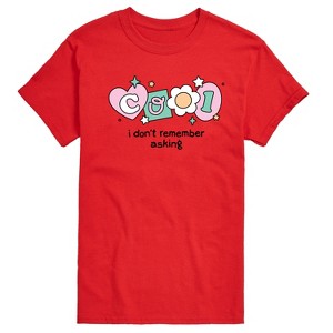 Men's - Instant Message - Cool I Dont Remember Asking Short Sleeve Graphic T-Shirt - 1 of 4