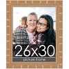 PosterPalooza | 26x30 Modern Bamboo Picture Frame, UV Acrylic, 5 Finishes - 2 of 4