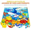 QUOKKA 28 Pieces Wooden Puzzles for Kids 3 4 5 Years Old - 2 of 4