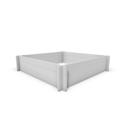 11" Vinyl Hudson Classic Raised Garden Bed White - Vita