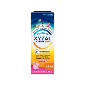 Children's Xyzal 24 HR Allergy Relief Liquid - Bubble Gum - Levocetirizine Dihydrochloride - 5 fl oz - 1 of 4