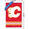 Trends International NHL Calgary Flames - Logo 21 Framed Wall Poster Prints - 3 of 4