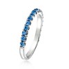 Ross-Simons 0.60 ct. t.w. Sapphire Ring in Sterling Silver - 3 of 4