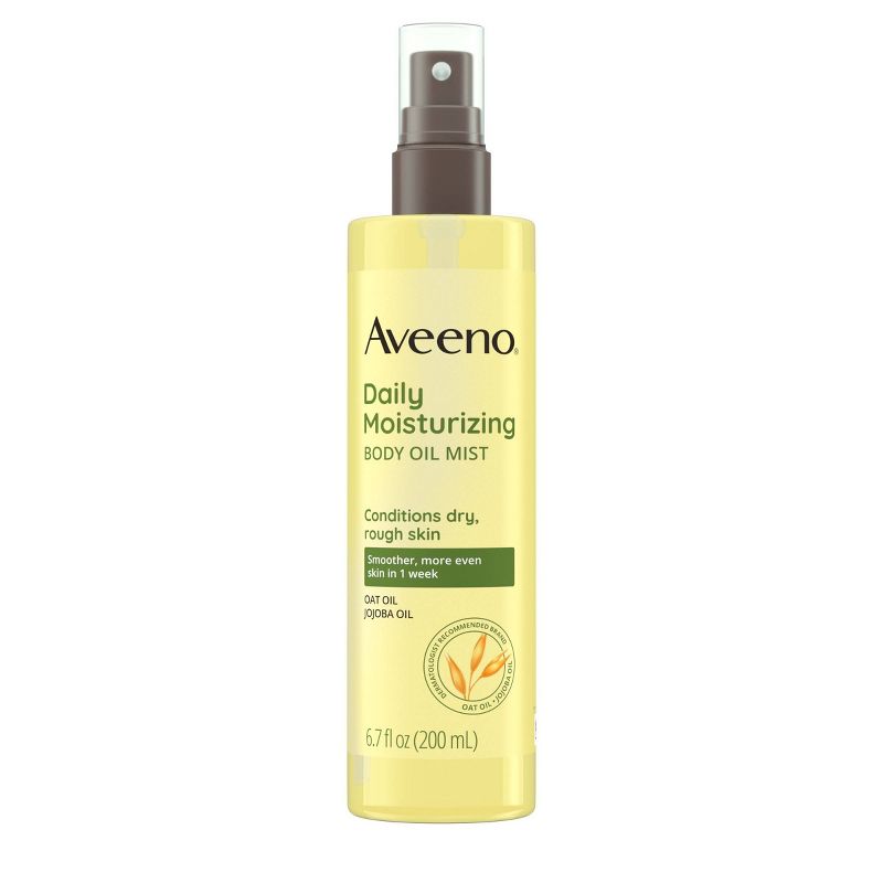 Aveeno Daily Moisturizing Oil Mist for Rough Sensitive Skin with Oat and Jojoba Oil - Unscented - 6.7 fl oz, 1 of 10
