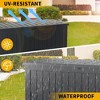 Chic Crate - 57.5'' W 230 Gallons Water Resistant Resin Lockable Deck Box - 2 of 4