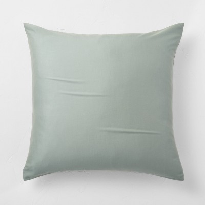 Euro Lyocell Cotton Blend Comforter Sham Sage Green - Casaluna™ : Target