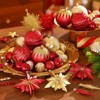 Aoibox 80pcs Shatterproof Christmas Ball Ornament Set Red and Gold Assorted Shapes Pre Tied Strings for Tree Holiday Wedding Party Decor - 3 of 4