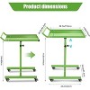 35-45 Inch Adjustable Height Worktable,Capacity Heavy-Duty Work Table with Wheels & Brakes, Mechanics Workbench for Warehouse, Repair Shops, Workshop - 4 of 4