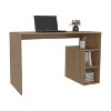 NicBex Home Office Desk 47.2" W Modern Writing Desk with 2 Open Storage Shelves and Wooden Frame for Office, Study, Living Room - 2 of 4