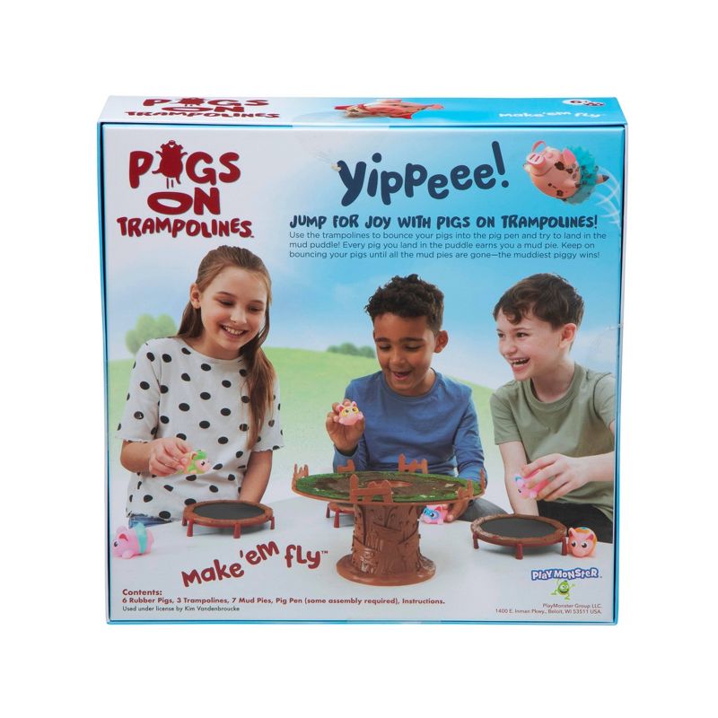 PlayMonster Pigs on Trampolines Board Game, 5 of 14