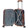 Rockland London Hardside Expandable Luggage with Spinner Wheels Blue Carry-On 20-Inch - 3 of 4