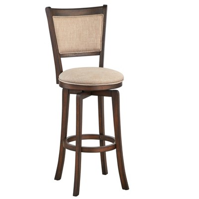 French Country Swivel Counter Height Barstool - Buylateral